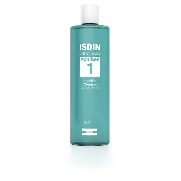 ISDIN Acniben Micellar Cleanser 400ML – Desmaquilhante para pele oleosa/acneica