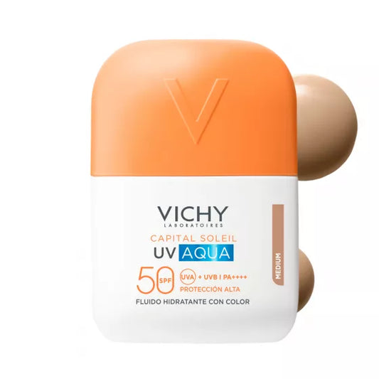 Vichy Laboratoires CAPITAL SOLEIL UV AQUA FOTOPROTETOR DIÁRIO TOM MÉDIO FPS50 50ML