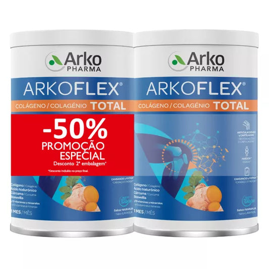 Arkopharma ARKOFLEX COLAGEN TOTAL PO 390GX2 -50% na 2 Unidade