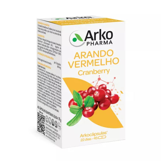 Arkopharma Arkocápsulas Cranberry BIO 45 cáps