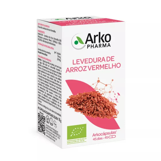 Arkopharma Arkocápsulas Levedura de Arroz Vermelho 45 cáps