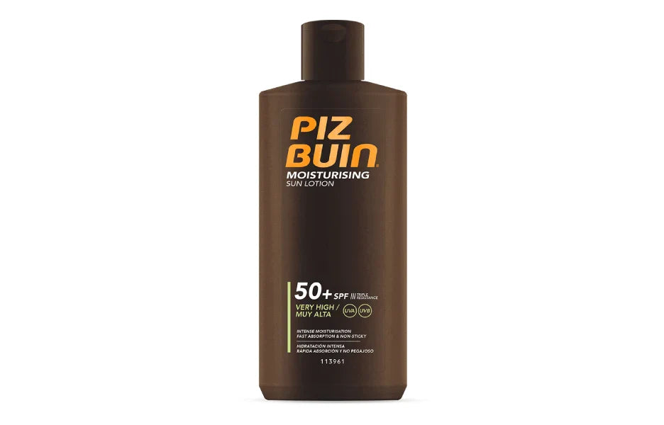 Kenvue PIZ BUIN® Moisturising Loção Solar Hidratante FPS 50+ Proteção Muito Elevada