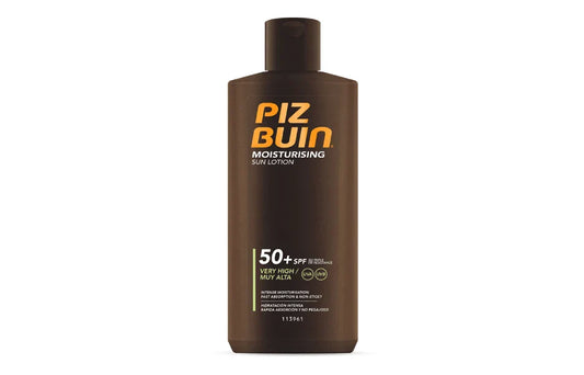 Kenvue PIZ BUIN® Moisturising Loção Solar Hidratante FPS 50+ Proteção Muito Elevada