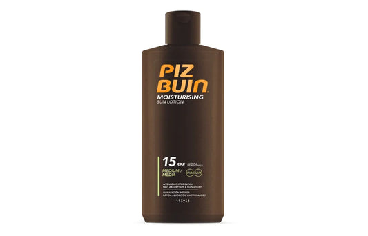 Kenvue PIZ BUIN® Moisturising Loção Solar Hidratante FPS 15 Proteção Média