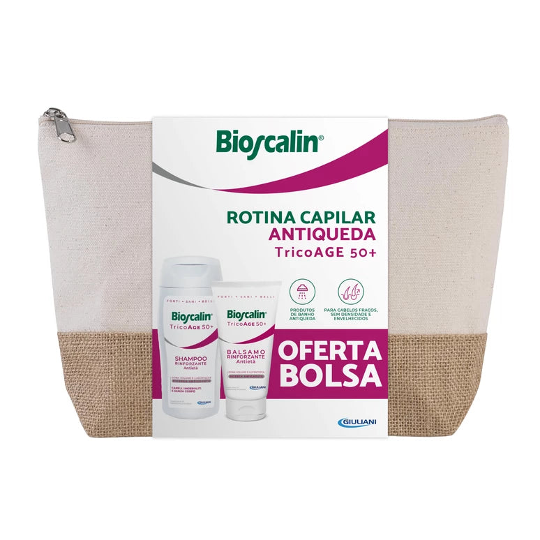 Bioscalin TRICOAGE 50+ BIOSCALIN TRICOAGE50+ NECESSAIRE ROTINA CHAMP FORT. 200ML + COND FORT. 150ML