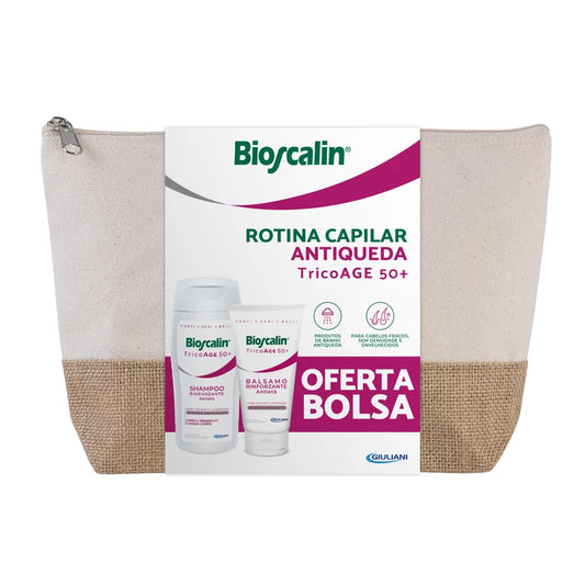 Bioscalin TRICOAGE 50+ BIOSCALIN TRICOAGE50+ NECESSAIRE ROTINA CHAMP FORT. 200ML + COND FORT. 150ML