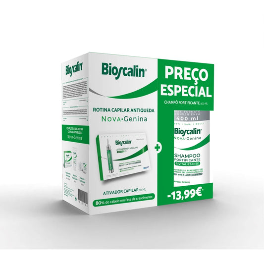 Bioscalin NOVA GENINA BIOSCALIN ATIVADOR CAPILAR + NOV GEN CHAMP FORT. REV 400ML PREÇO ESPECIAL