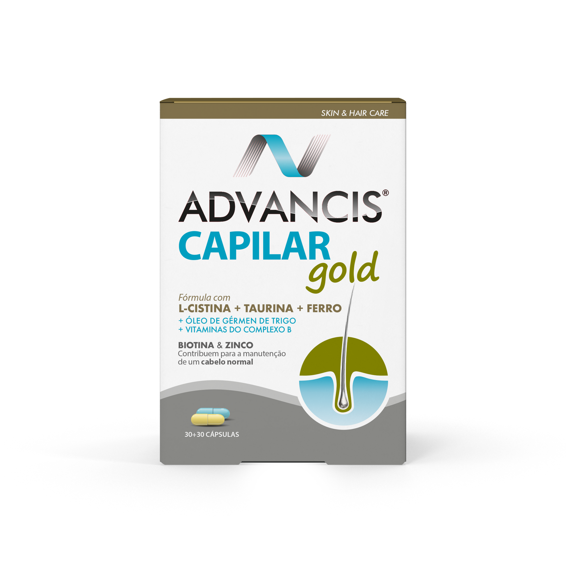 Advancis Capilar Gold Caps x30 + 30