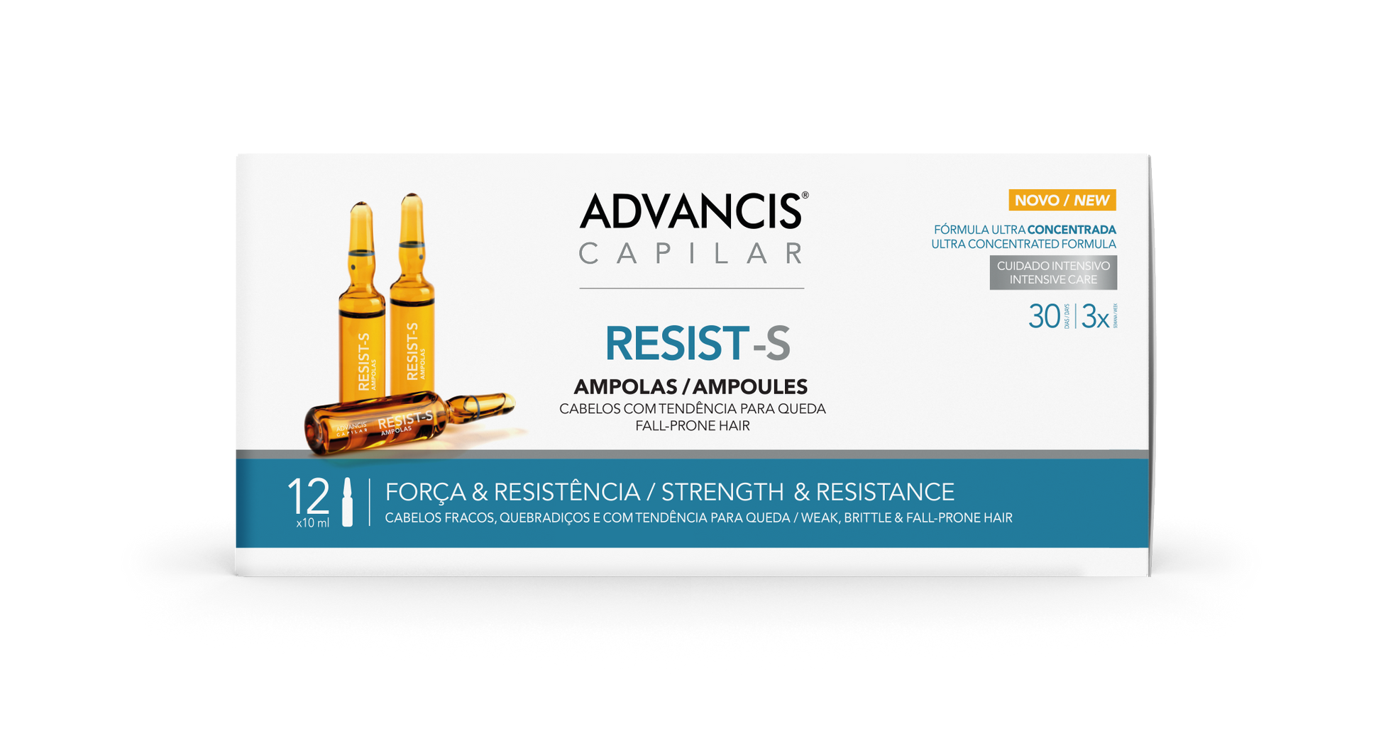 Advancis Capilar Resist-S Ampolas 10ml x12