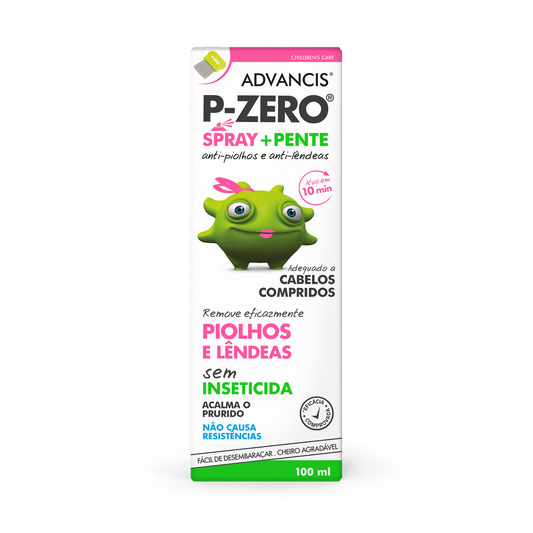 Advancis P Zero Spray Piolhos 100ml+Pente