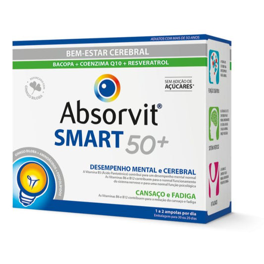 Farmodiética Absorvit Smart50+ Ampolas 10ml x30
