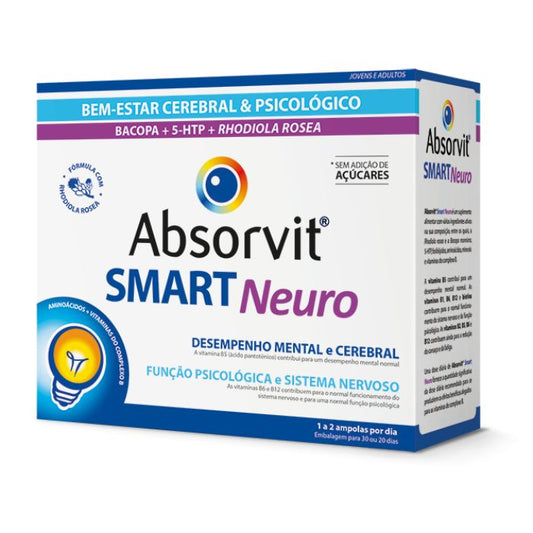 Farmodiética Absorvit Smart Neuro Ampolas 10ml x30