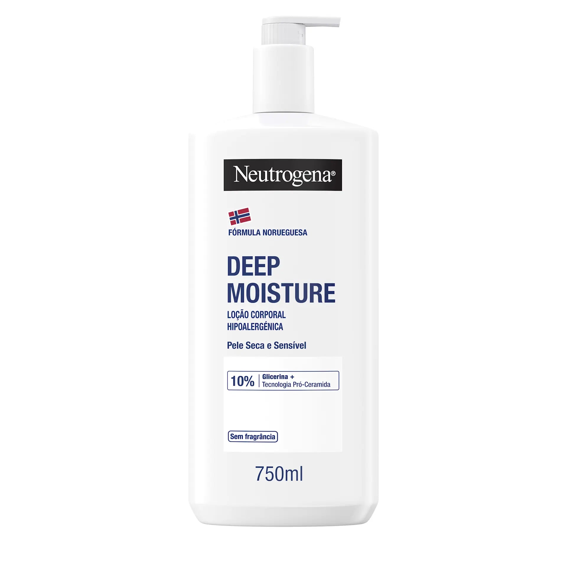 Kenvue NEUTROGENA® CORPO Hidratação Profunda Loção Hipoalergénica (750 ml)