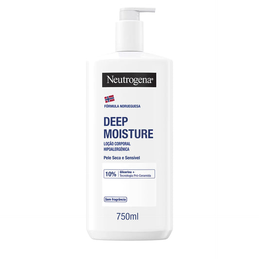 Kenvue NEUTROGENA® CORPO Hidratação Profunda Loção Hipoalergénica (750 ml)
