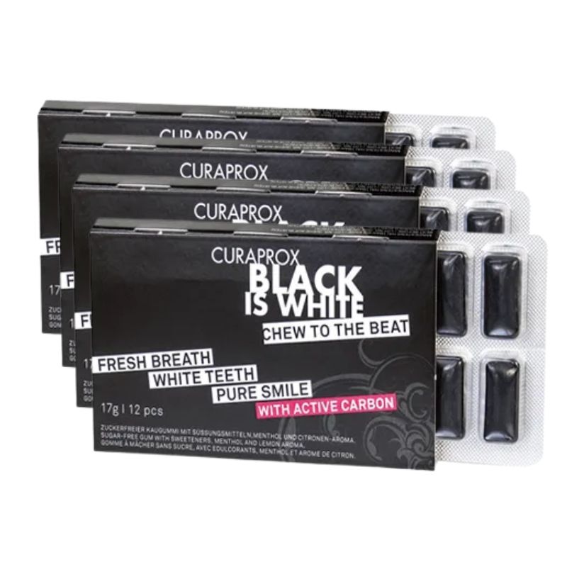 Tecnimed CURAPROX BLACKISWHITE GUM-CAIXA 12 BLIST