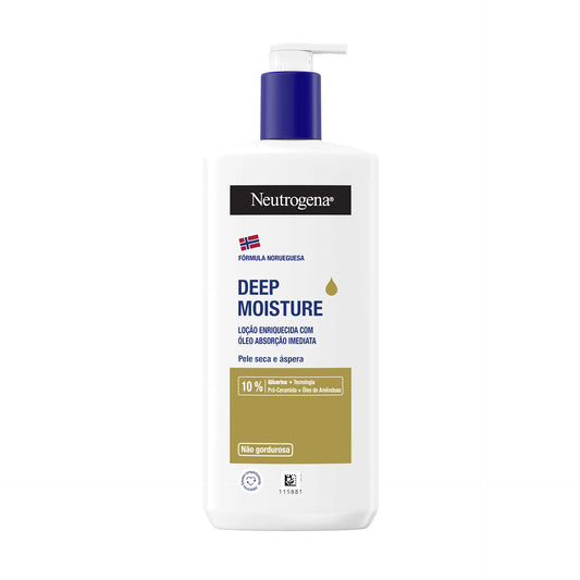 Kenvue NEUTROGENA® CORPO Hidratação Profunda Loção Enriquecida com Óleo de Absorção Imediata (400 ml)