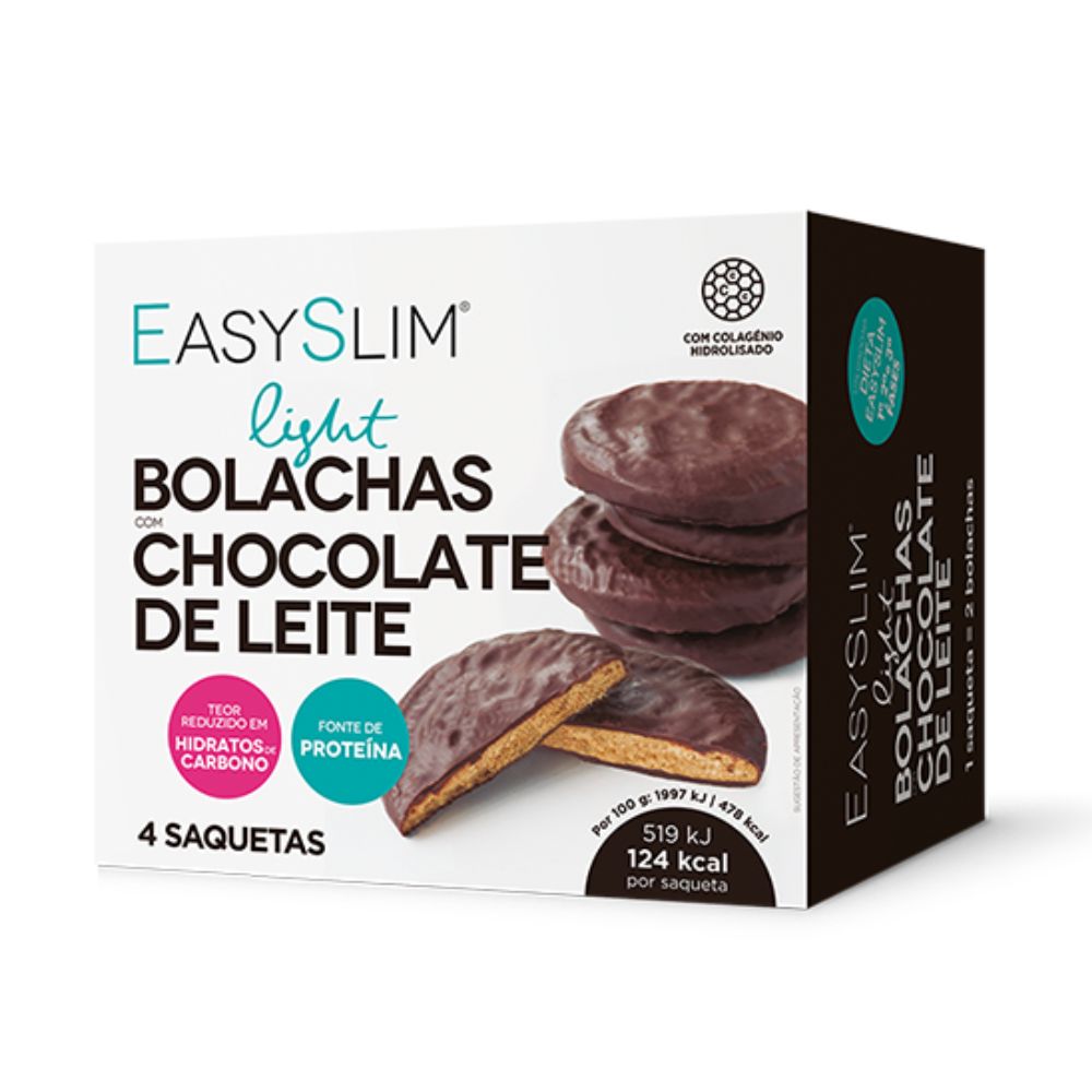 Farmodiética Easyslim Bolachas com Chocolate de Leite 26gx4