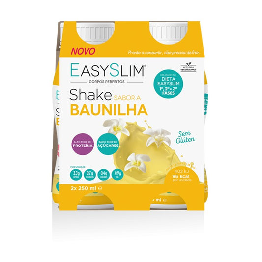 Farmodiética Easyslim Shake Baunilha Sol Or 250ml x2