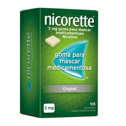Kenvue NICORETTE® 105 gomas para mascar medicamentosas 2 mg - Clássica