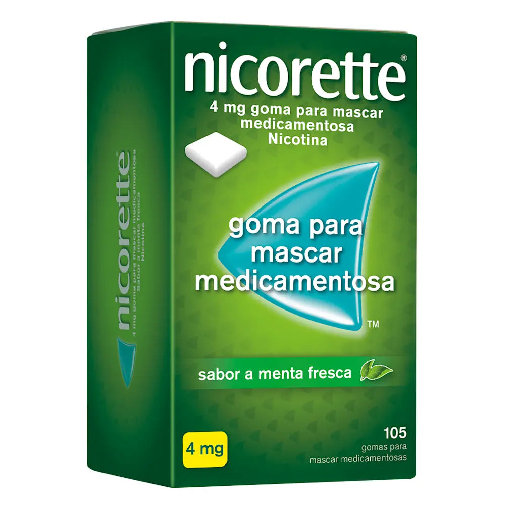 Kenvue NICORETTE® 105 gomas para mascar medicamentosas 4 mg - Menta Fresca