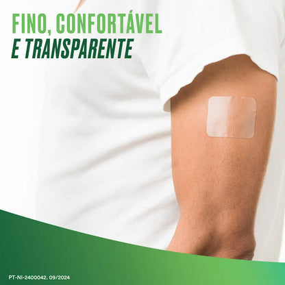 NICORETTE® Invisipatch - 14 adesivos transdérmicos 15 mg/16h