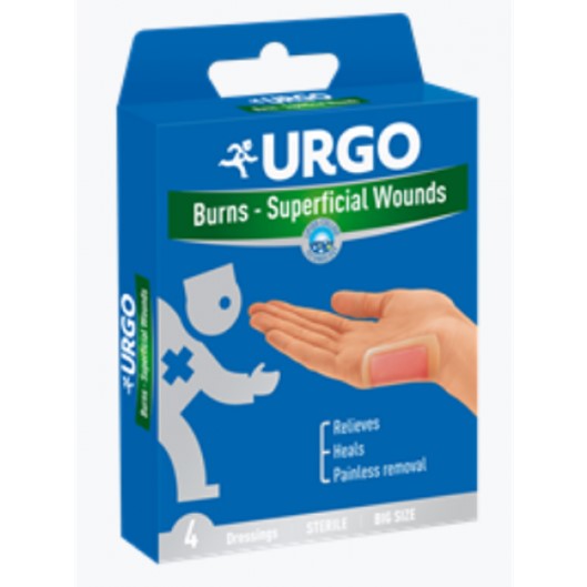 URGO Queimaduras 10x7 4 unids
