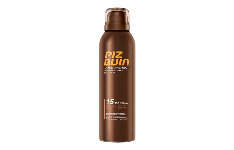 Kenvue PIZ BUIN® Tan & Protect Spray Solar Intensificador do Bronzeado FPS 15 Proteção Média
