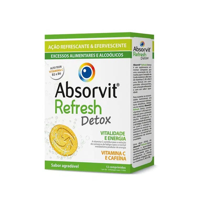 Farmodiética Absorvit Refresh Detox x12 Comprimidos