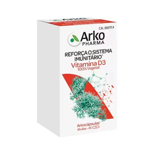 Arkopharma Arkocápsulas Vitamina D3 - 45 cáps