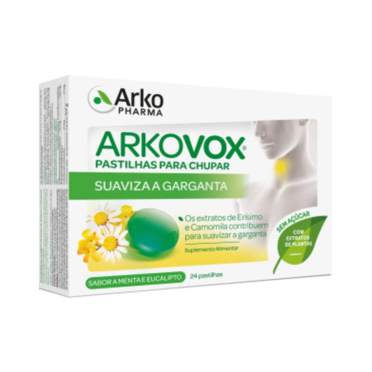 Arkopharma ARKOVOX MENTA EUCALIPTO PST X 24