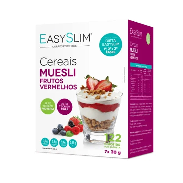 Farmodiética Easyslim Cereais Muesli Frut Verm 30g x7