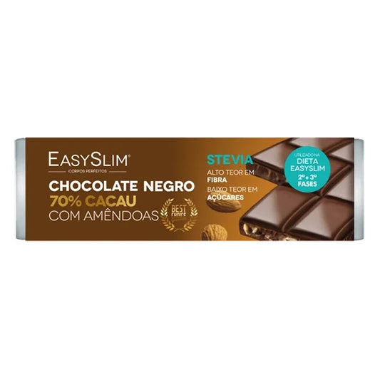 Farmodiética Easyslim Chocolat Negro 70% Cacau Amend 30g