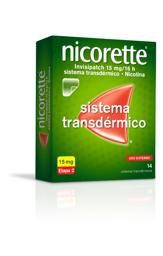 Kenvue NICORETTE® Invisipatch - 14 adesivos transdérmicos 15 mg/16h