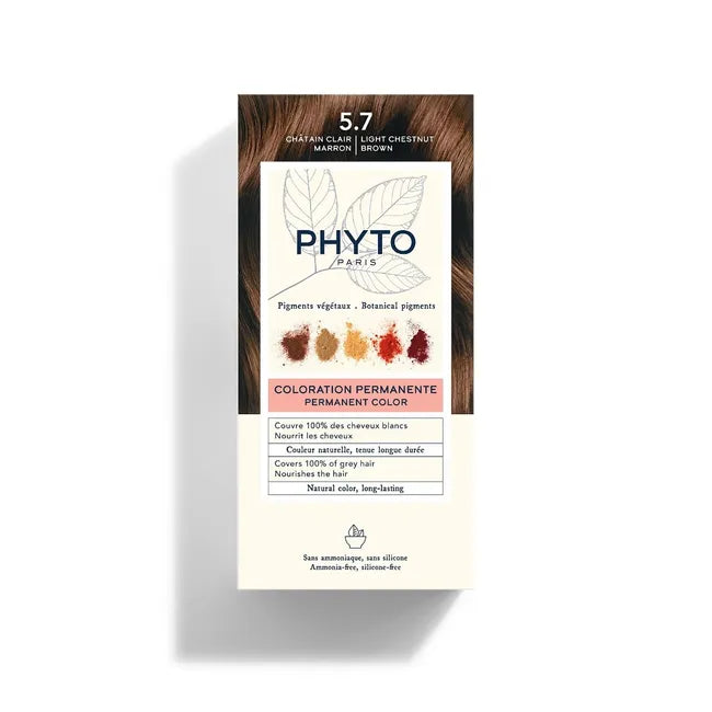 Phyto Kit Coloração Permanente 5.7 Castanho Claro Marron