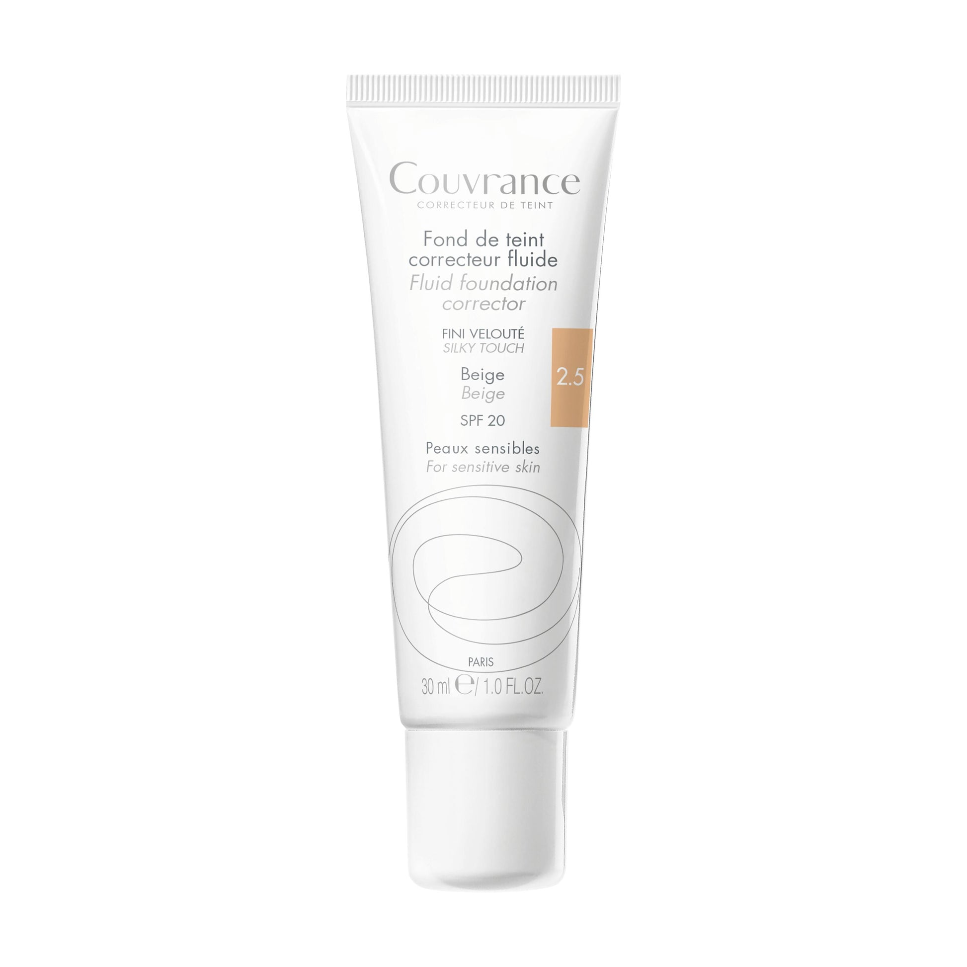 Eau Thermale Avène Avène Base Fluida com Proteção Solar SPF20 Cor Bege COUVRANCE