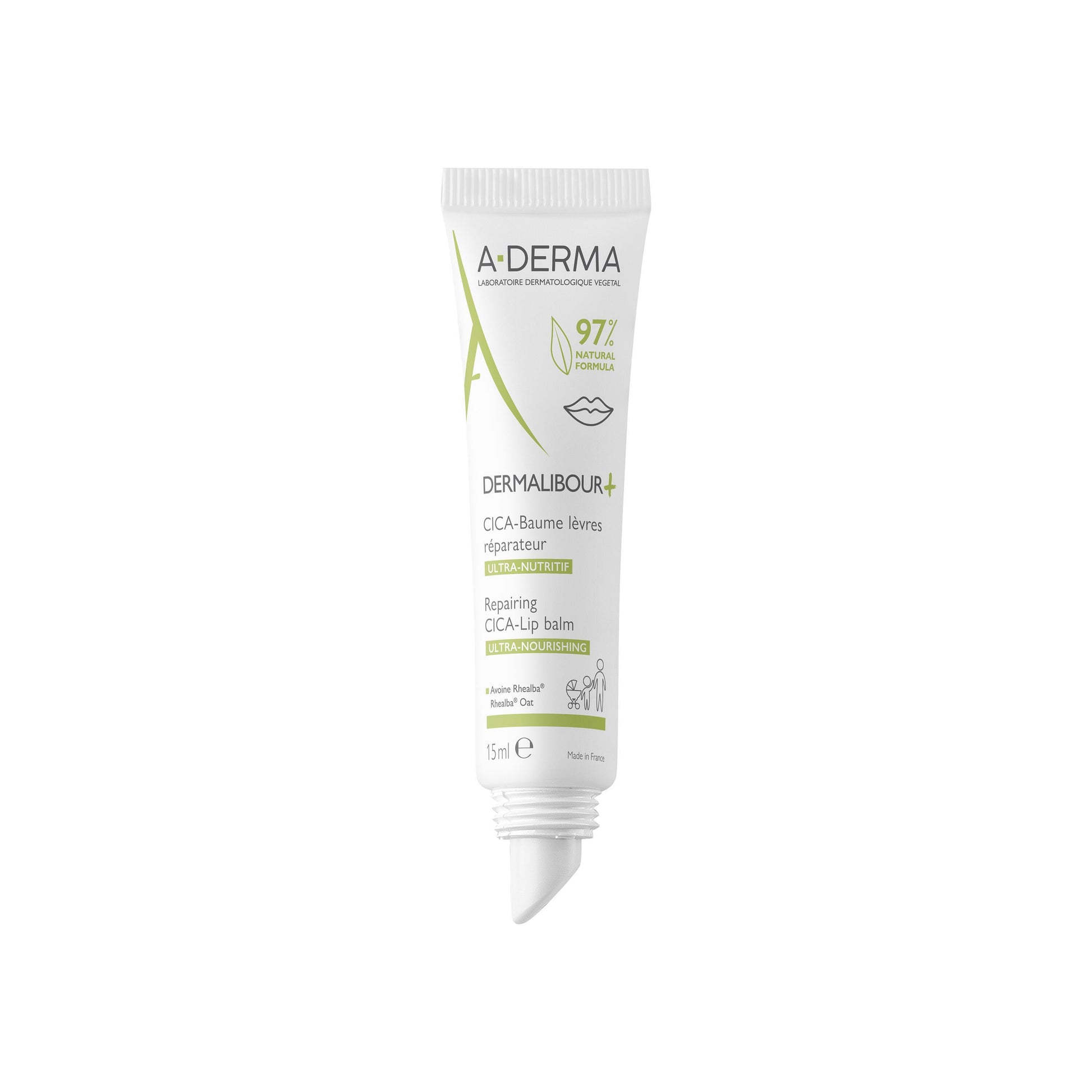 A-Derma AD DERMALIBOUR+ CICA Bals Repar Lábios 15ml