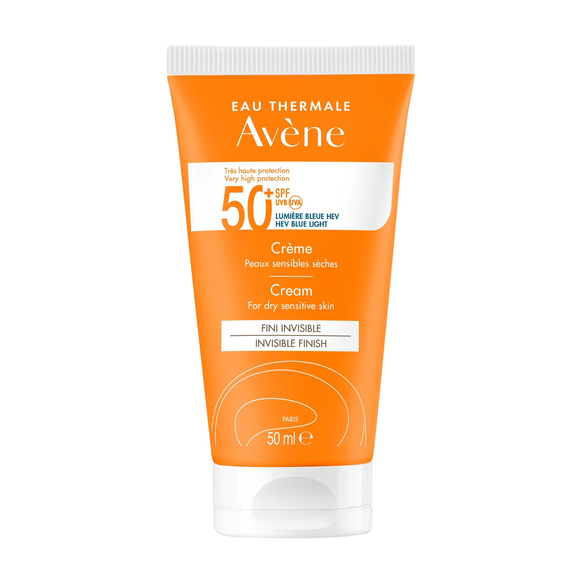 Eau Thermale Avène Avène Protetor Solar Rosto Creme SFP 50+ Pele Seca e Sensível
