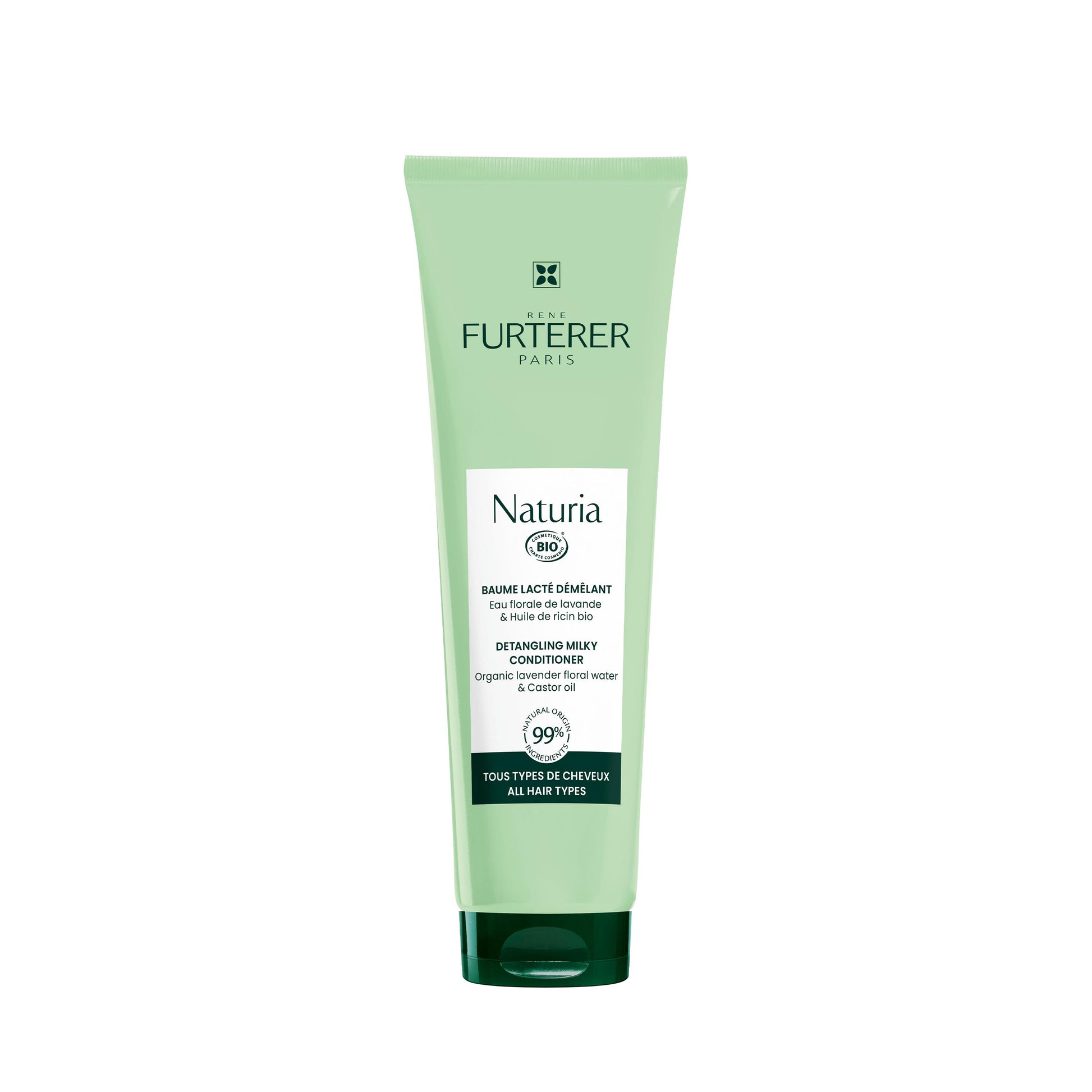 René Furterer Naturia Bálsamo Lácteo Desembaraçador BIO, todos os tipos de cabelo