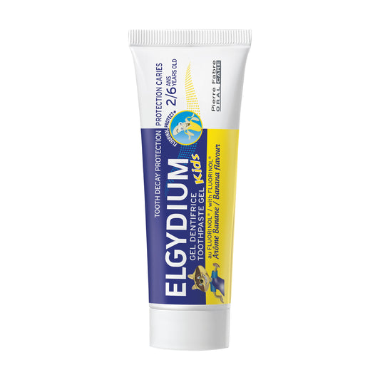 Oral Care Elgydium Gel Dentífrico Sabor Banana 2 a 6 anos Kids