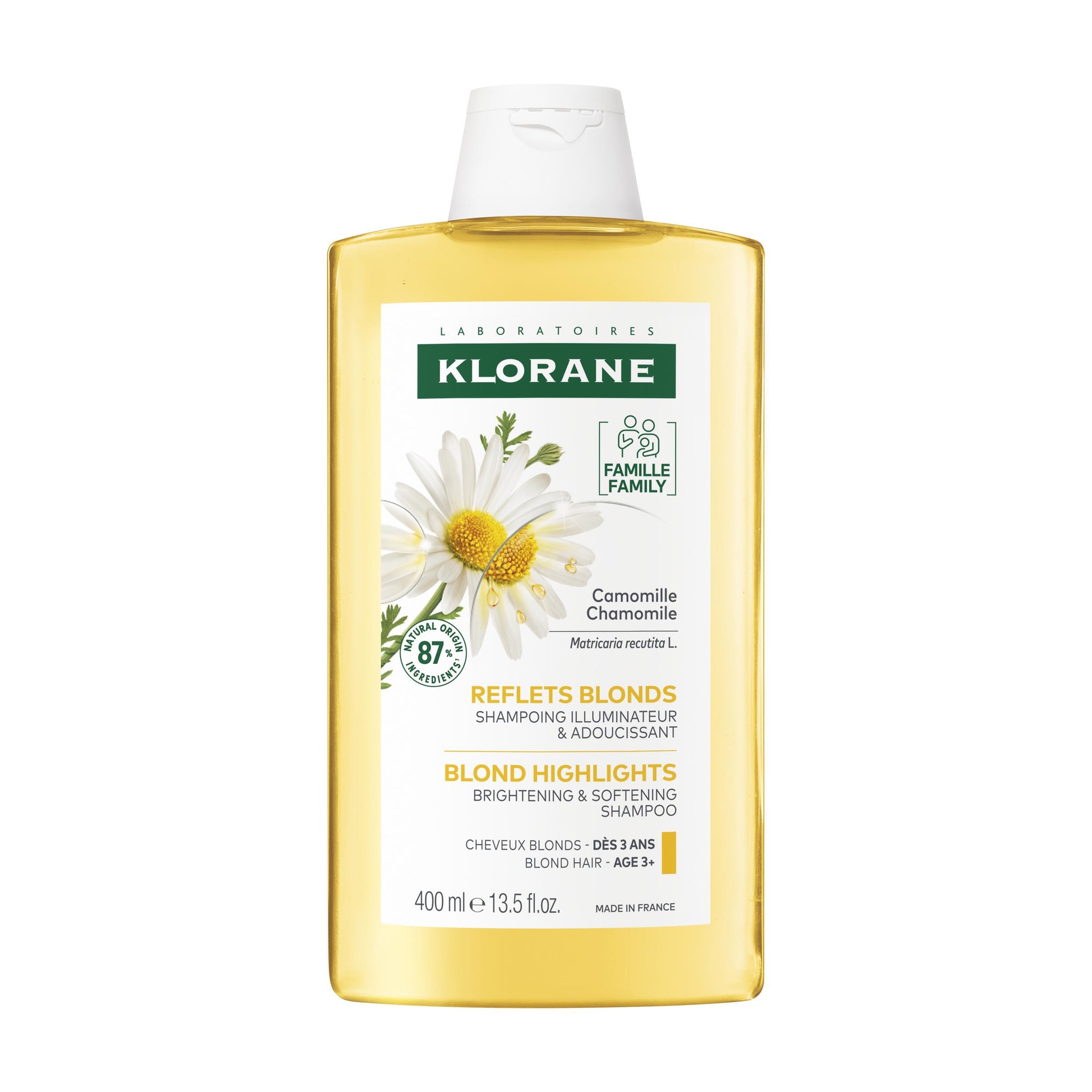 Klorane Champô com CAMOMILA - Cabelo Loiro
