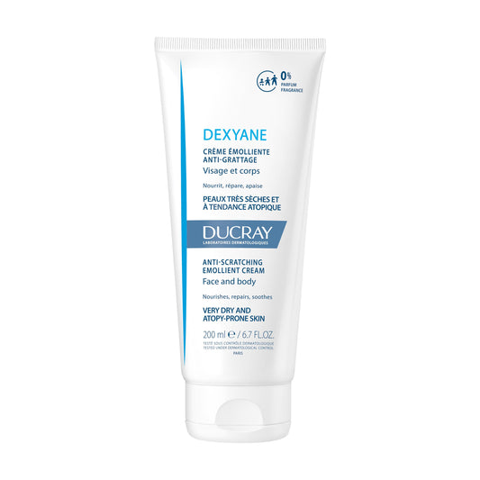 Ducray Creme Emoliente Antiprurido Dexyane, creme para pele muito seca e de tendência a eczema atópico