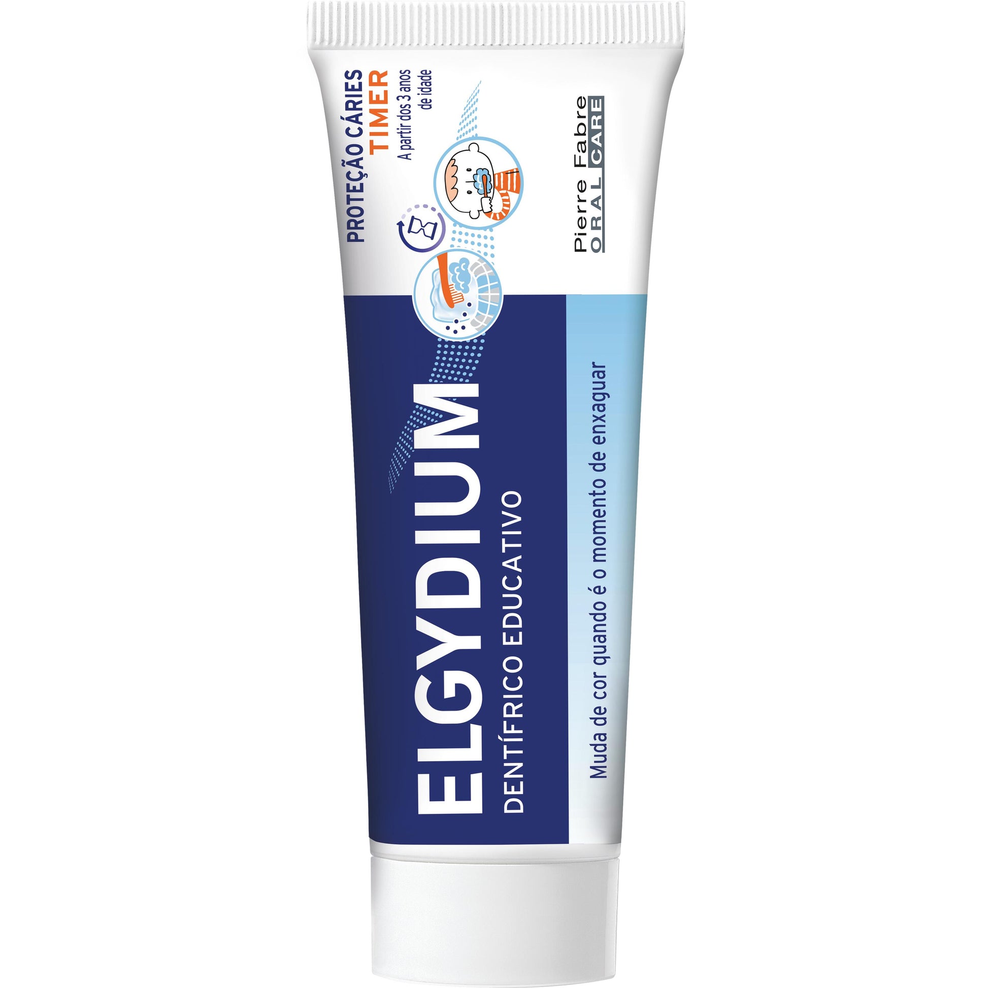 Oral Care Elgydium Kids Dentífrico Educativo Timer Prevenção Cáries Criança
