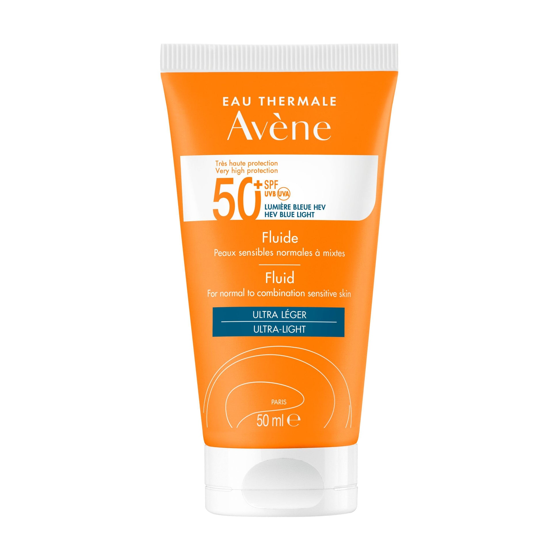 Eau Thermale Avène Avène Protetor Solar Rosto Fluído SPF 50+ Pele Normal e Mista