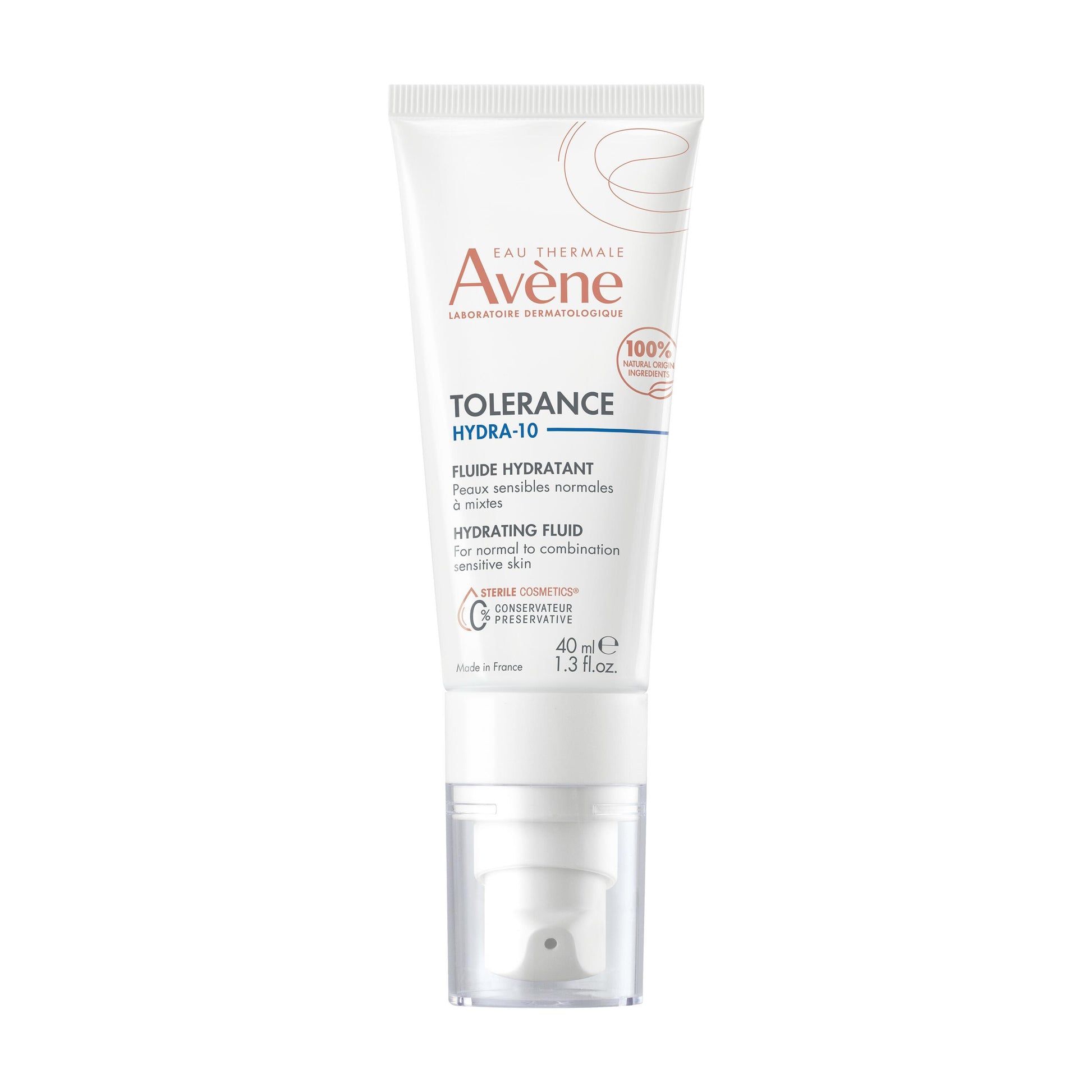 Eau Thermale Avène Avène Fluído Rosto Hidratante Pele Normal e Mista TOLERANCE Hydra-10