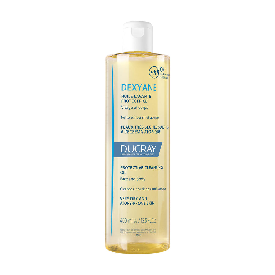 Ducray Óleo de Limpeza Protetor DEXYANE, pele muito seca com tendência a eczema atópico