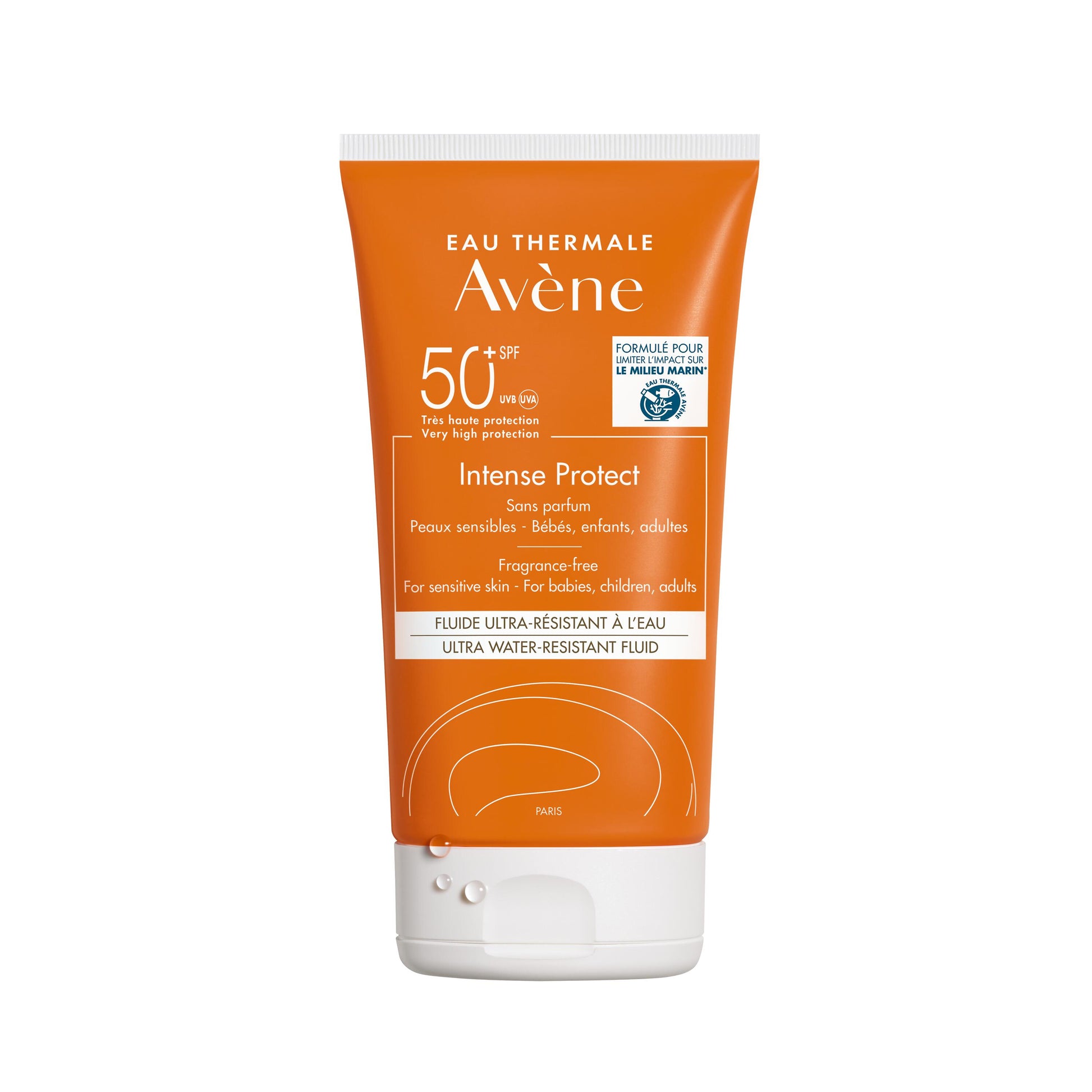 Eau Thermale Avène Avène Protetor Solar Corpo e Rosto SPF 50+ Pele Hipersensível para Bebés e Grávidas Intense Protect