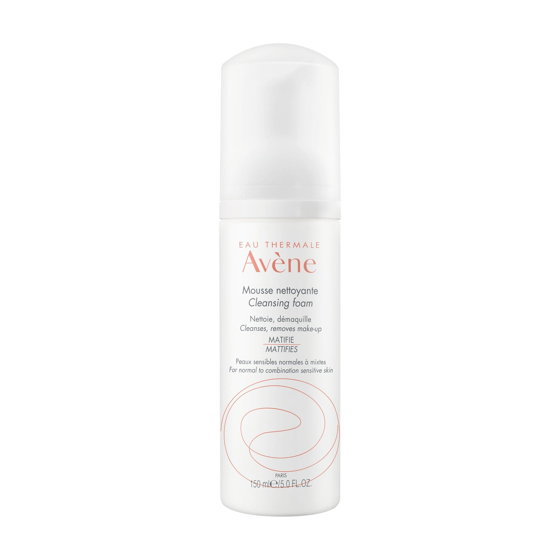 Eau Thermale Avène Avène Mousse Limpeza Matificante Les Essentiels, limpeza e desmaquilhagem da pele sensível normal a mista