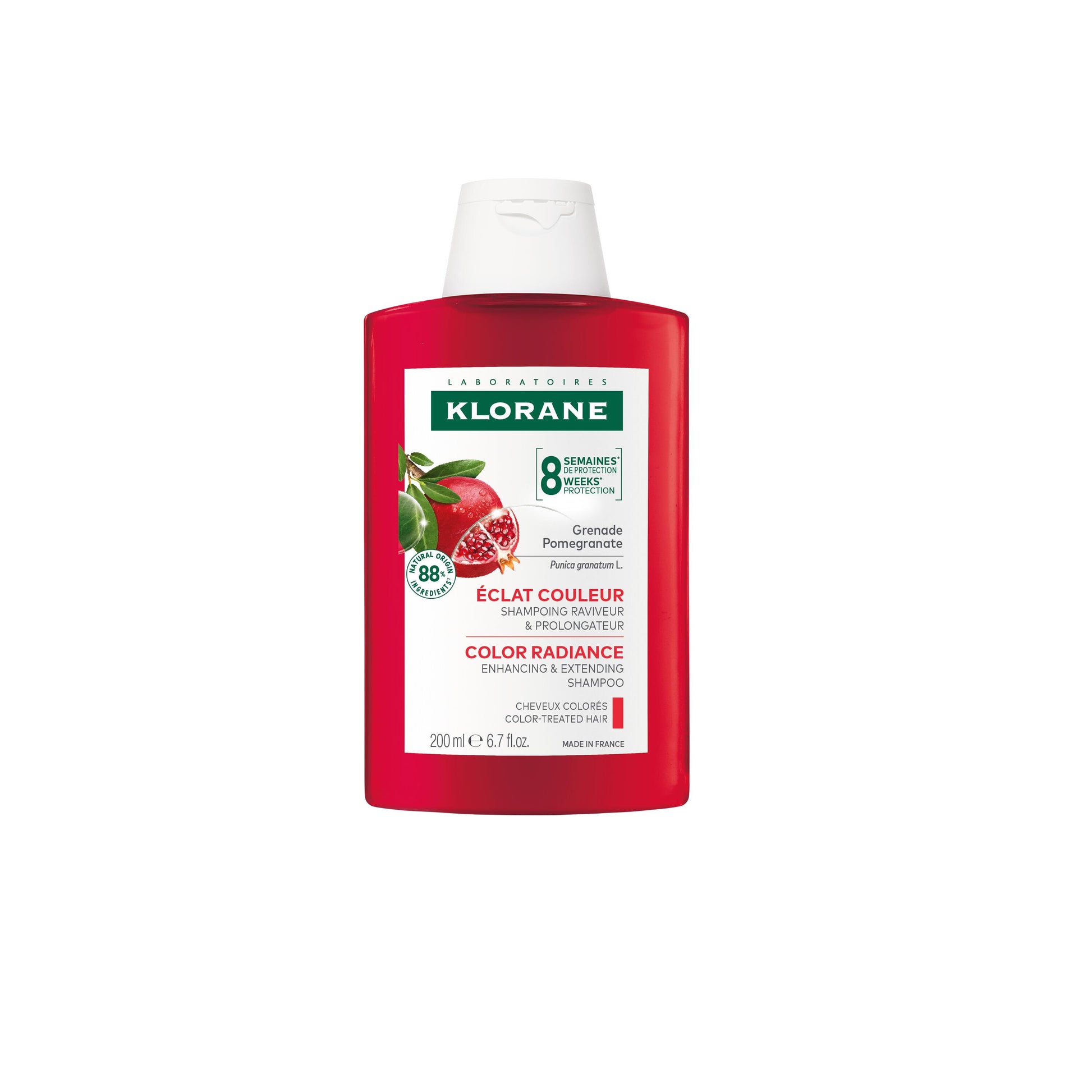Klorane Romã Champô brilho cabelo pintado