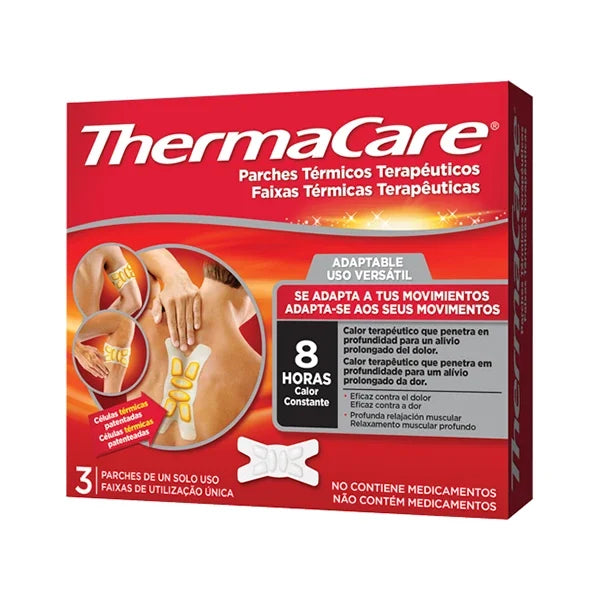 Angelini Thermacare Versáteis Faixa Térmicas Terapêuticas (x3 unidades)