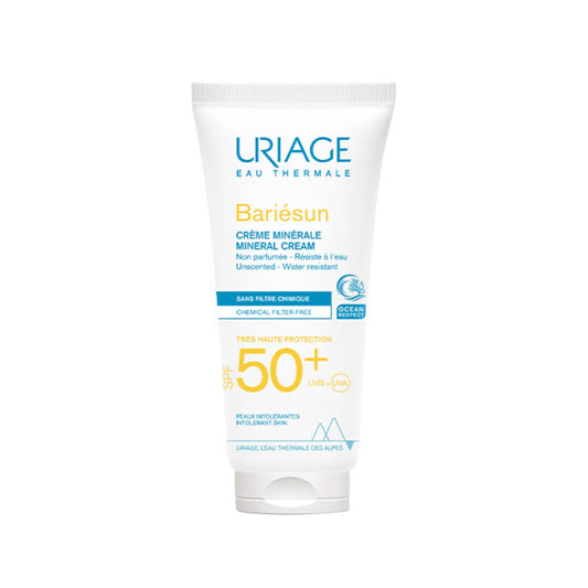 Uriage Bariésun Creme Mineral Sem Perfume SPF50+